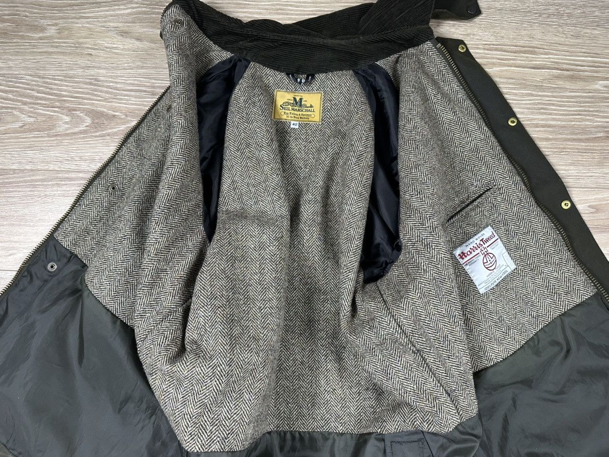 Harris Tweed × Seil Marschall Seil Marschall wax Parka Coat Green jacket Harris Tweed Size US L / EU 52-54 / 3 - 5 Thumbnail