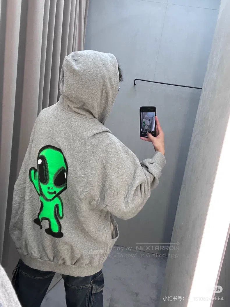 Balenciaga Balenciaga Alien Hooded Jacket Size US S / EU 44-46 / 1 - 5 Thumbnail