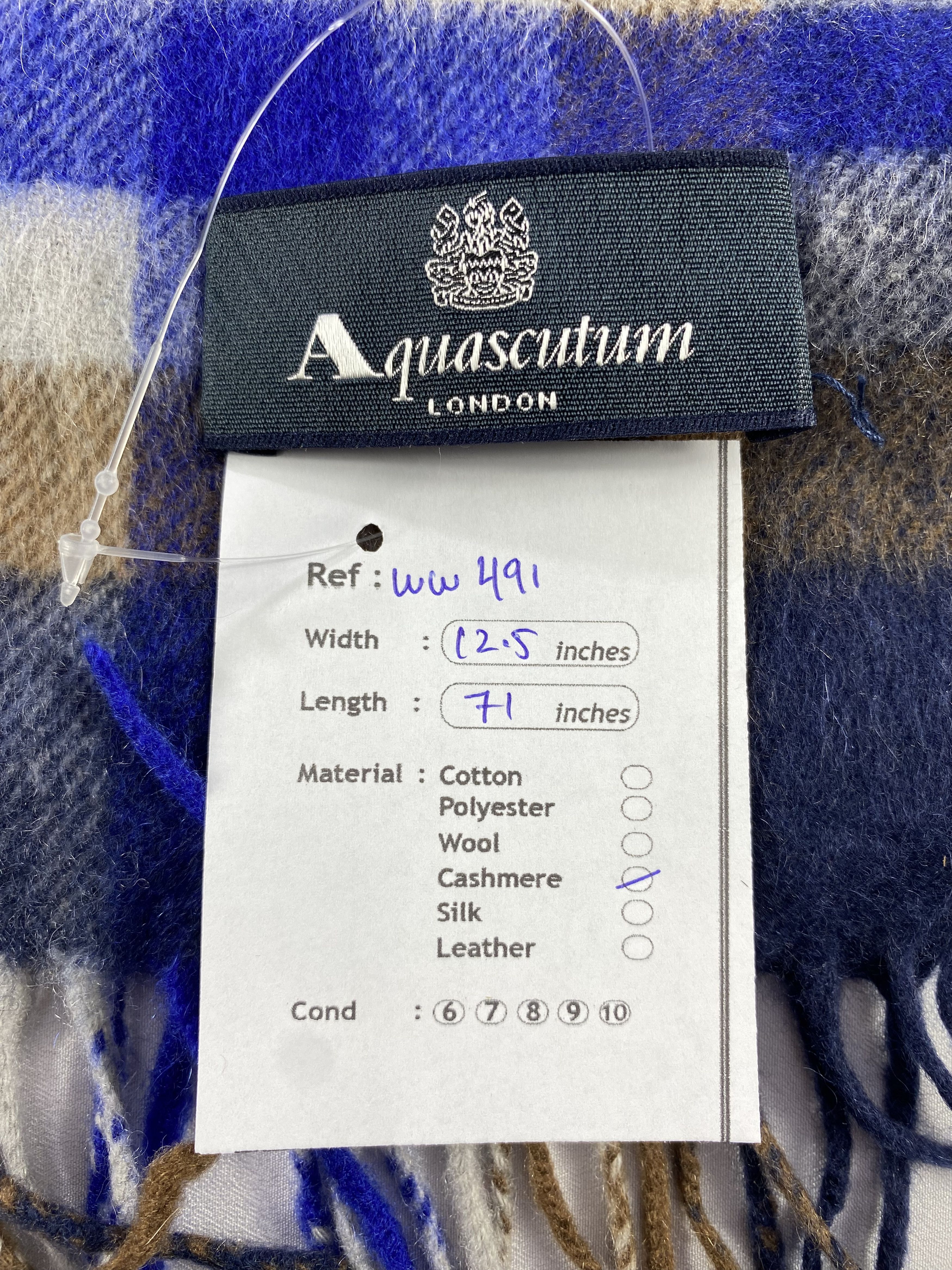 Aquascutum Aquascutum Scarf / Muffler / Neckwear - WW491 Size ONE SIZE - 5 Thumbnail
