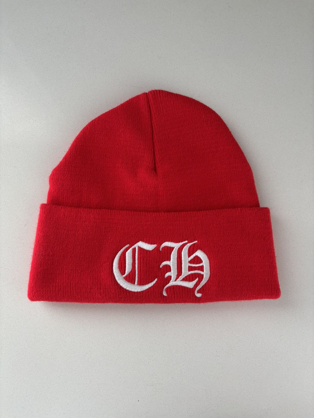 Chrome Hearts Chrome Hearts Red Watch Cap Beanie Size ONE SIZE - 1 Thumbnail