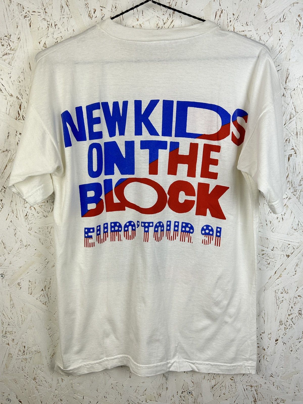 Band Tees 90s Vintage New Kids On The Block 1991 Euro Tour T-Shirt Size US S / EU 44-46 / 1 - 5 Thumbnail