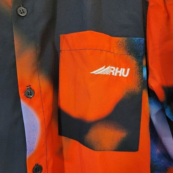 Zara Zara Rhuigi Shirt Men's S Black Tie Dye Abstract Art Size US S / EU 44-46 / 1 - 3 Thumbnail