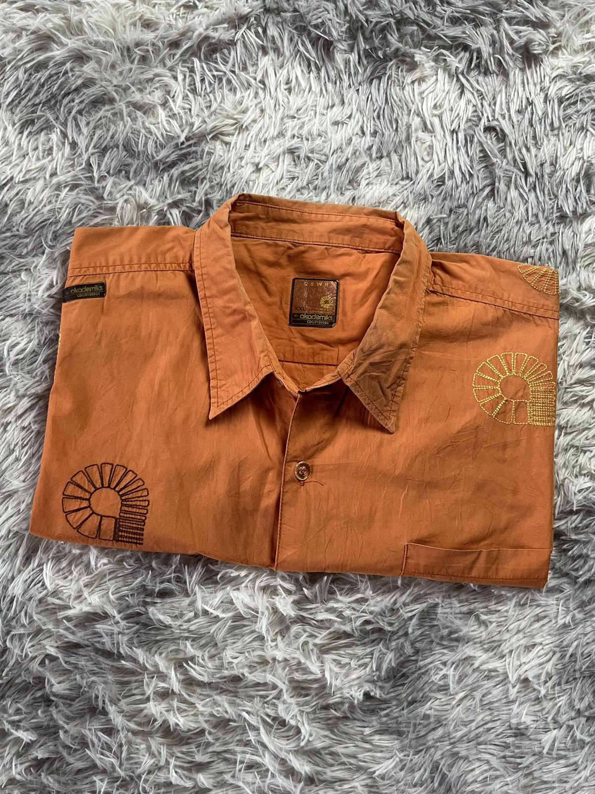 Akademiks Vintage Academiks Hip Hop Logo Button Up Shirt Size US XXL / EU 58 / 5 - 1 Thumbnail
