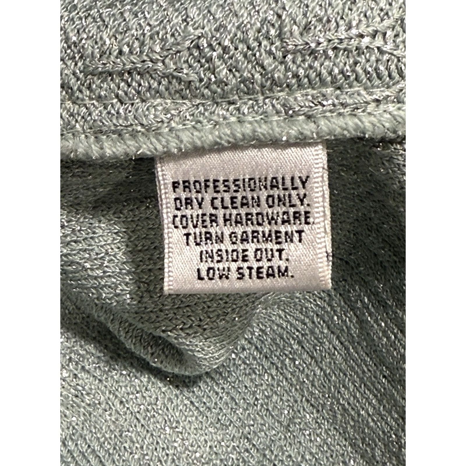 St. John St. John Evening Jacket Seafoam Knit Metallic Blazer Size 10 Womens Seafoam Knit Metallic Blazer 10 Size L / US 10 / IT 46 - 8 Thumbnail