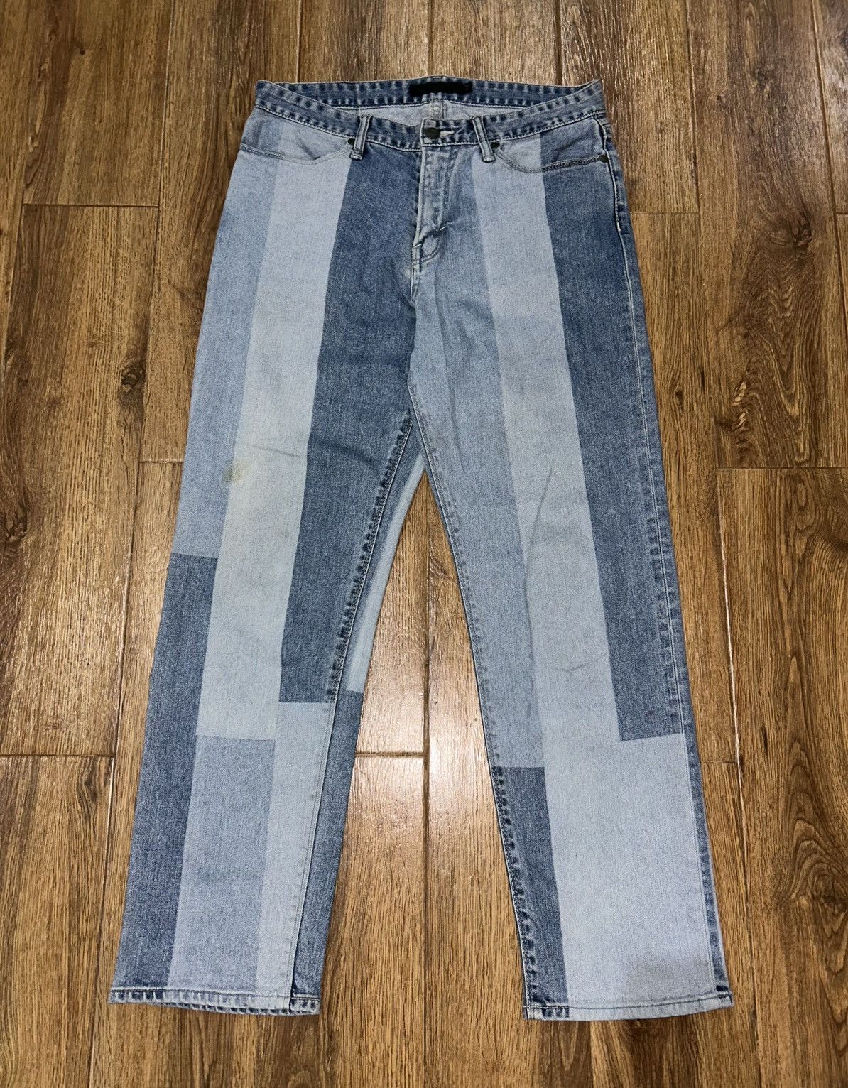 Gostar de Fuga Paneled Straight Denim Pants