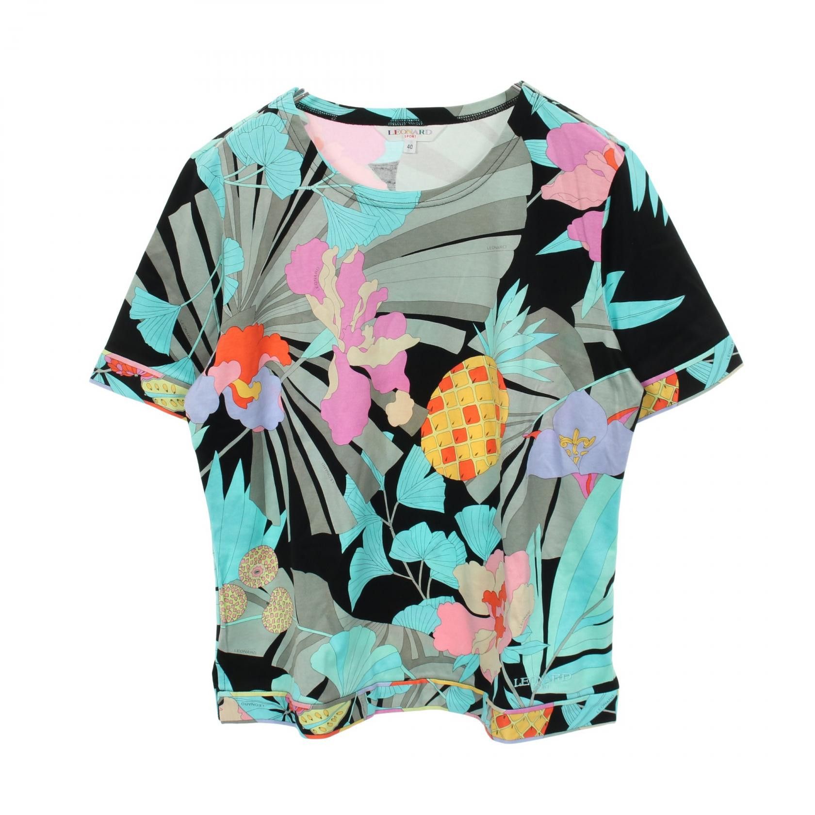 Other Leonard Leonard Sport Cotton Top Textile T-Shirts 0558328 DUTY FREE for USA Size ONE SIZE - 1 Thumbnail