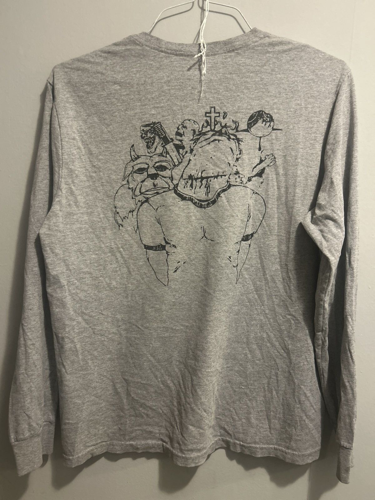 Vintage Life Blood hardcore punk longsleeve t shirt Size US M / EU 48-50 / 2 - 2 Thumbnail