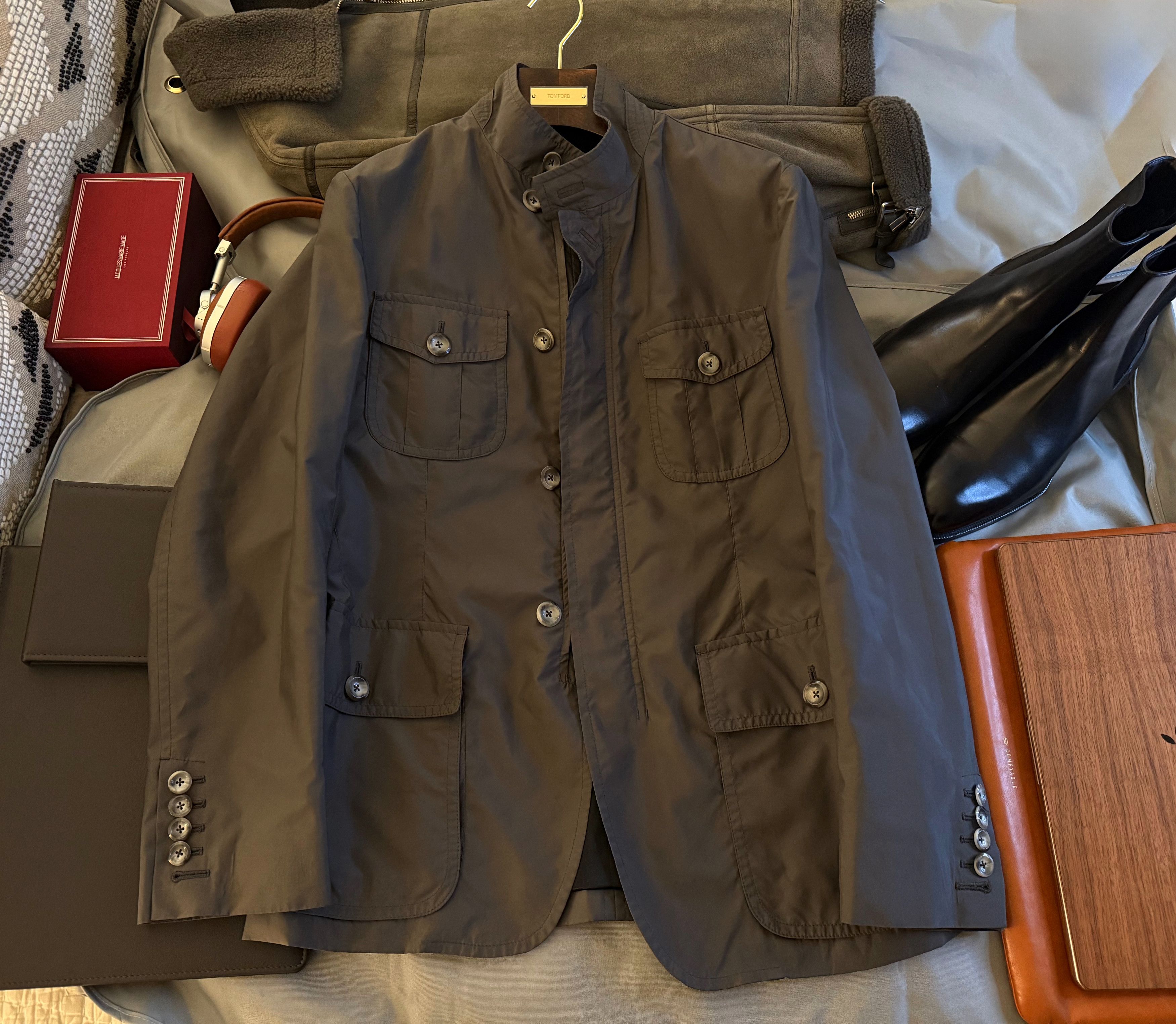 Tom Ford Effortless Cool Rare $4,200 w/tax New TOM FORD Field Jacket Size US M / EU 48-50 / 2 - 15 Thumbnail