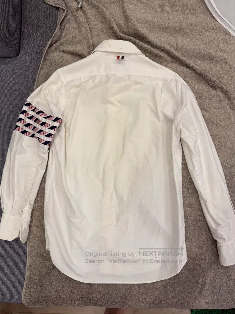 Thom Browne Thom Browne Striped buttoned long-sleeve shirt Size US S / EU 44-46 / 1 - 3 Thumbnail