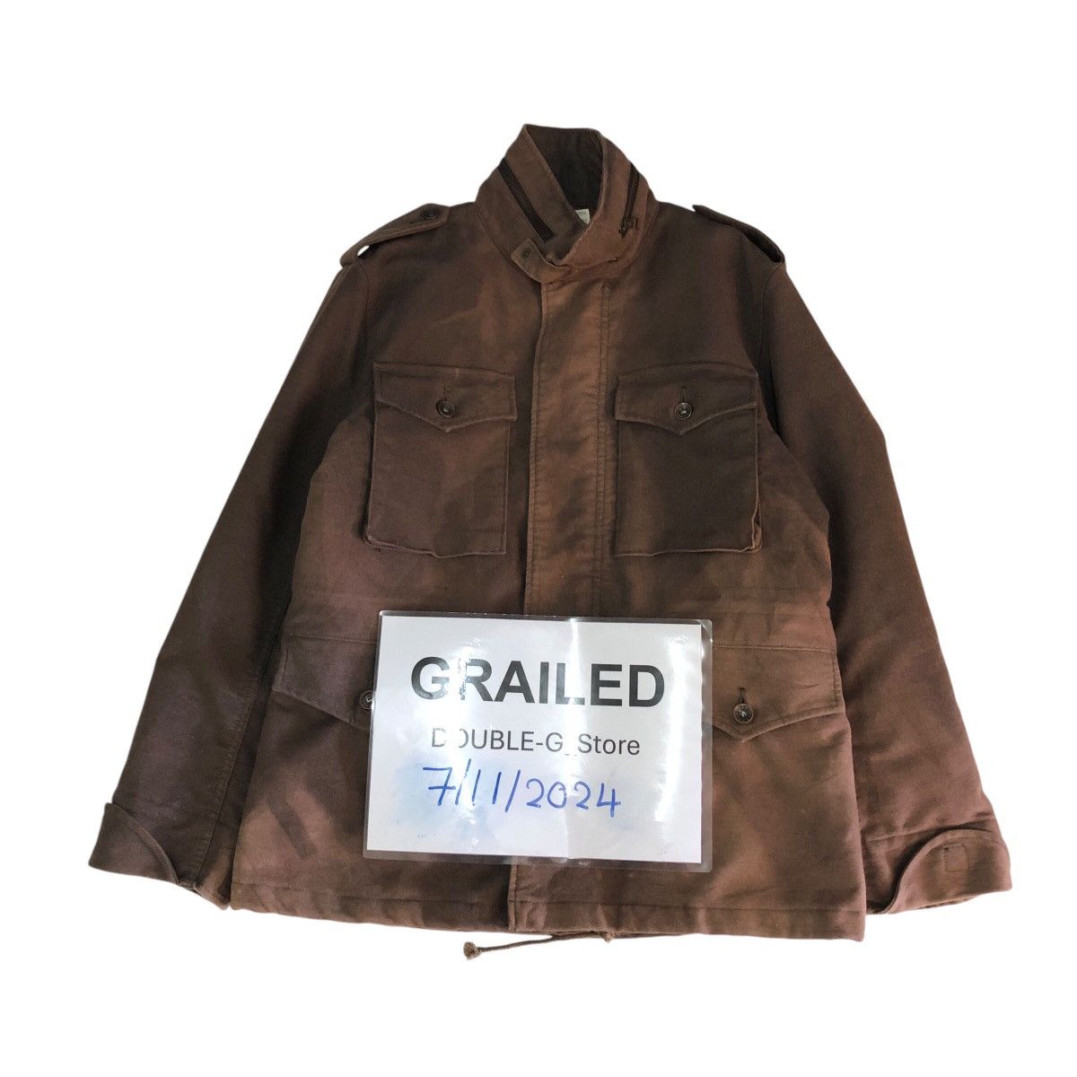 Edwin 📌Vintage Chore Biker Jacket Edwin Multi Pocket Sun Faded Size US M / EU 48-50 / 2 - 1 Thumbnail