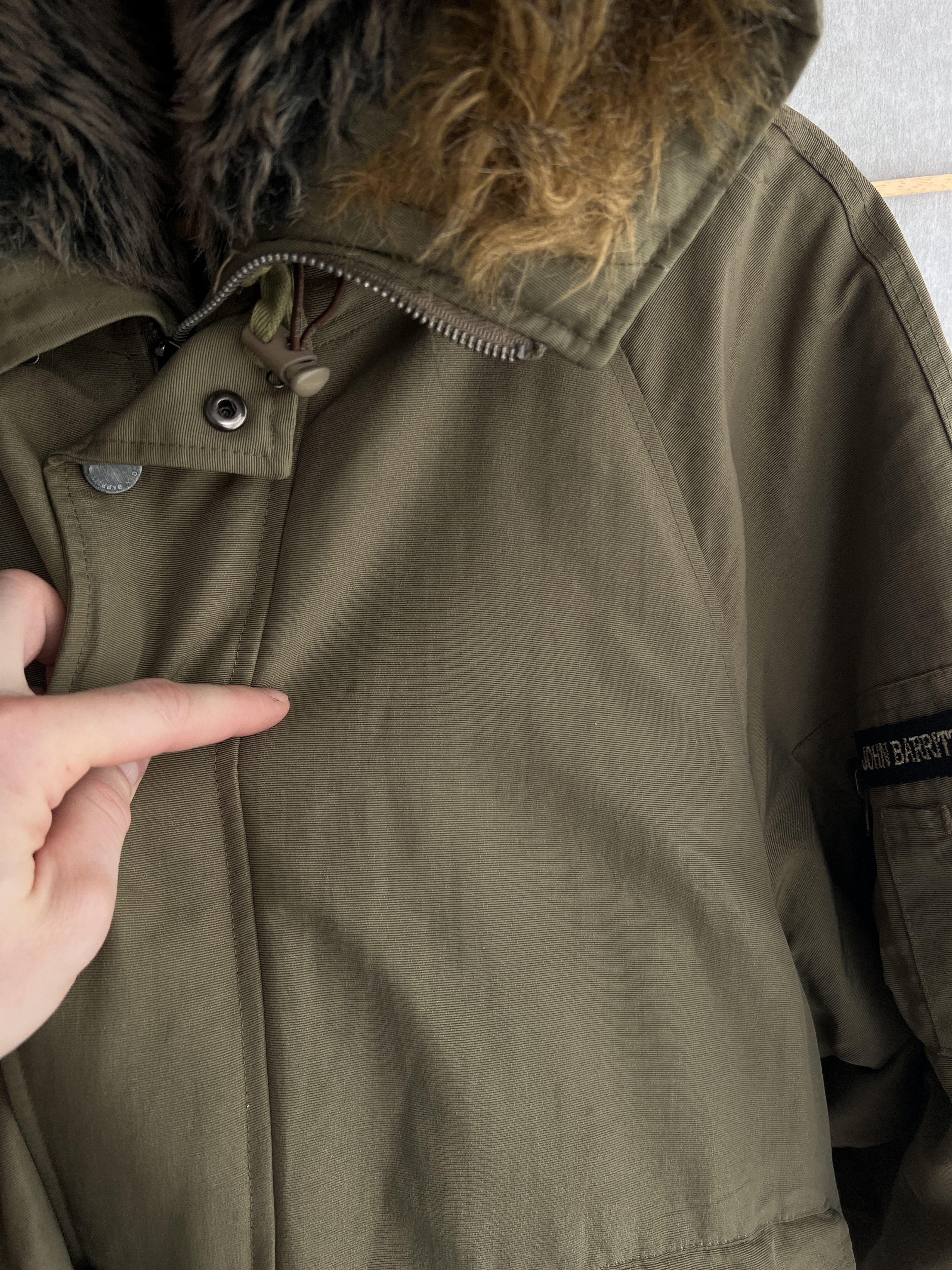 Le Grande Bleu (L.G.B.) Avant garde vintage faux fur hood bomber jacket y2k cropped Size US L / EU 52-54 / 3 - 20 Thumbnail