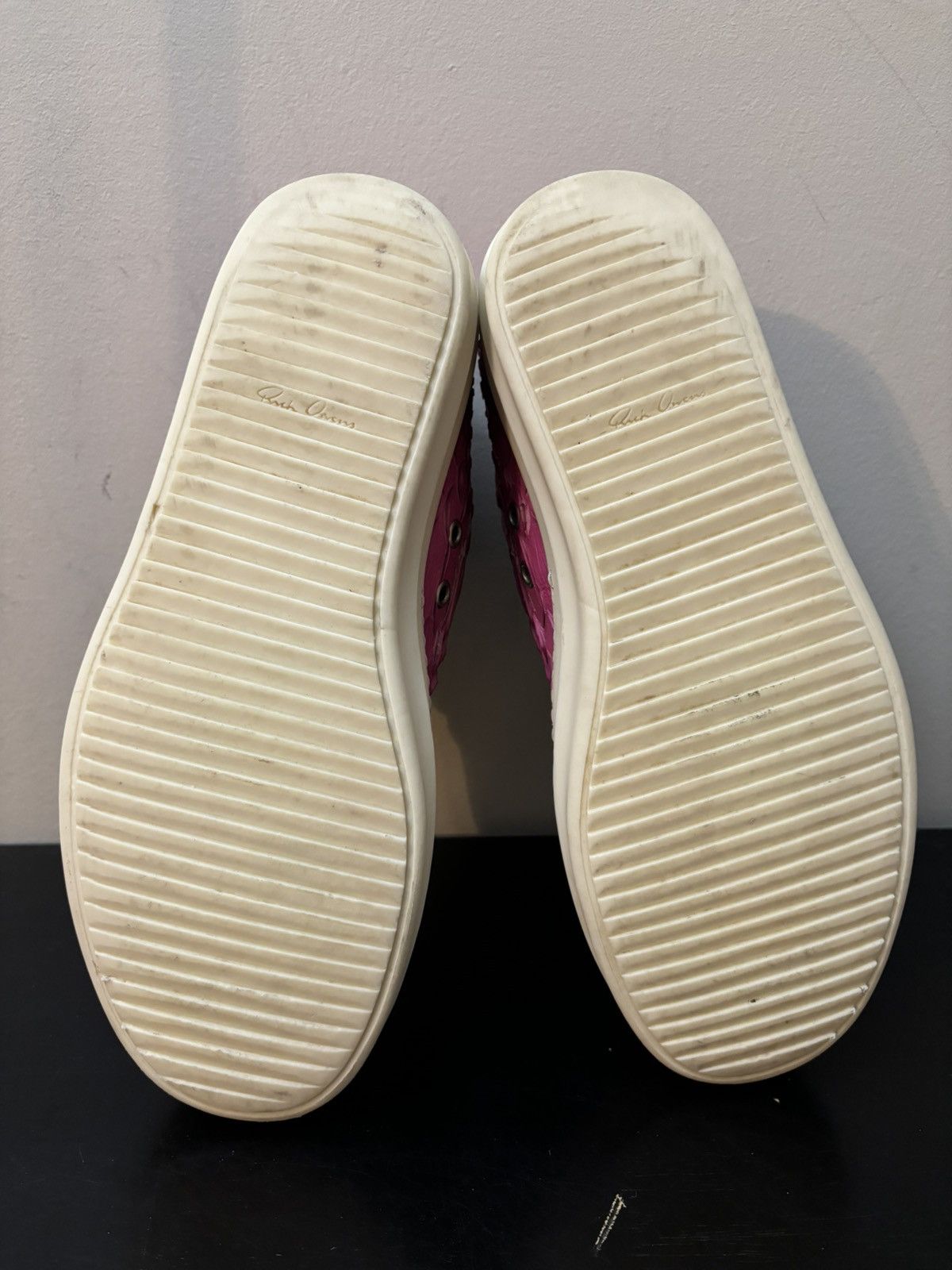 Rick Owens Rick Owens Python Skin Ramones Pink Milk White Size US 7 / EU 40 - 6 Thumbnail