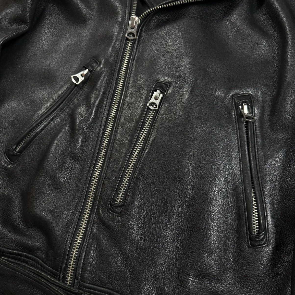 Acne Studios Acne Studios Nate Clean Leather Jacket Size US M / EU 48-50 / 2 - 2 Thumbnail