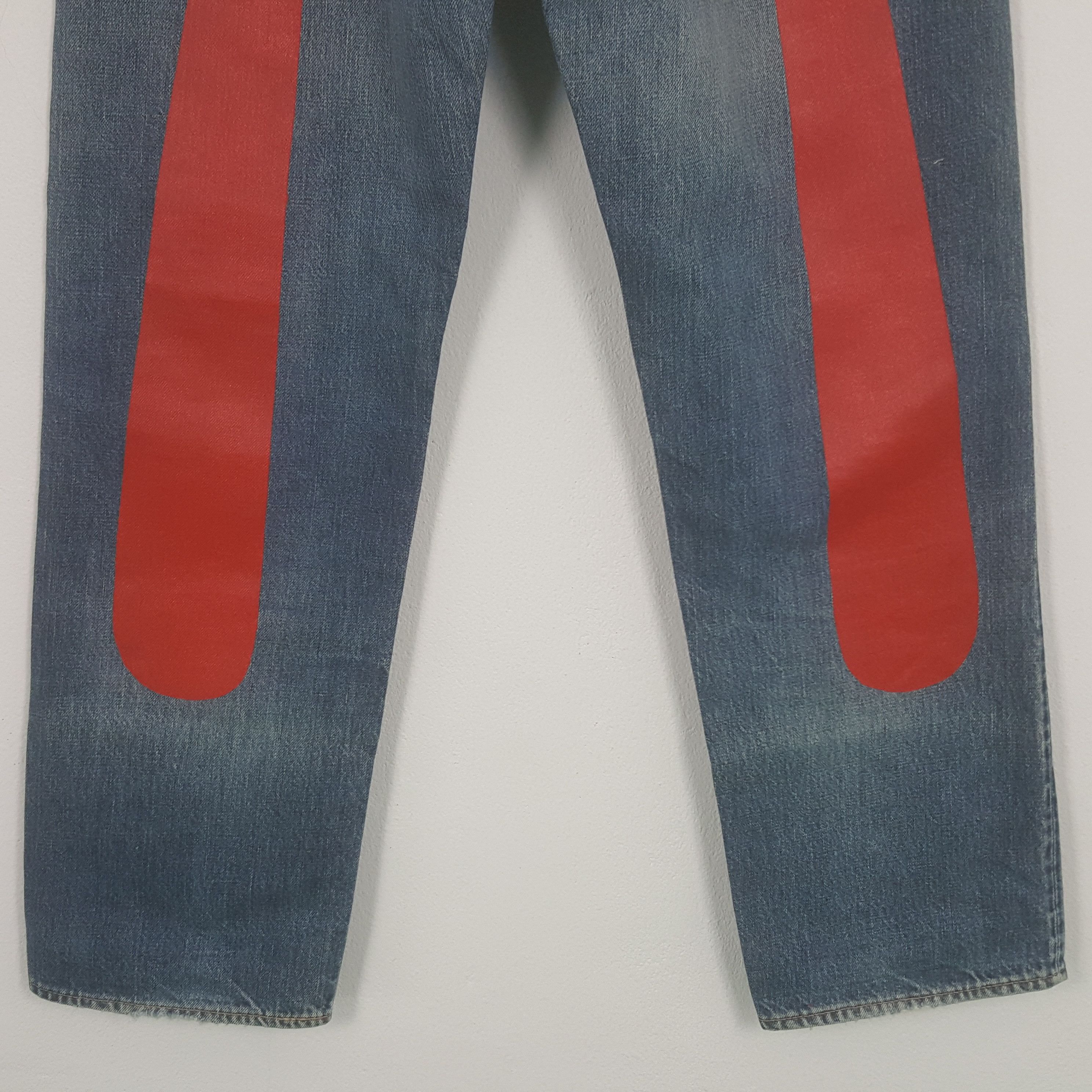 Evisu × Japanese Brand × Vintage Vintage Evisu Japanese Brand Daicock Custom Art Denim Jeans Size US 29 - 6 Thumbnail