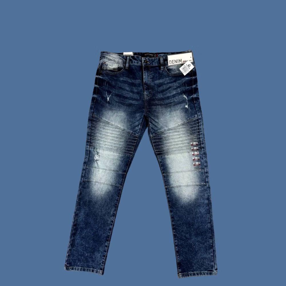 Southpole Southpole Jeans Skinny Denim Blue 36x30 Mens Regular Size 36 Inseam 30 Blue Denim Logo Slim Jeans Men Size US 36 / EU 52 - 1 Thumbnail