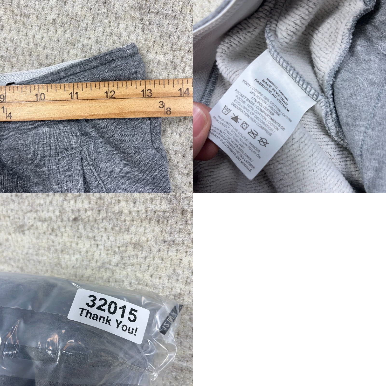 Nike Nike Sweatpants Men Small Heather Gray Jogger Swoosh Tapered Leg Pockets Casual Activewear Classic Size US 29 - 8 Thumbnail