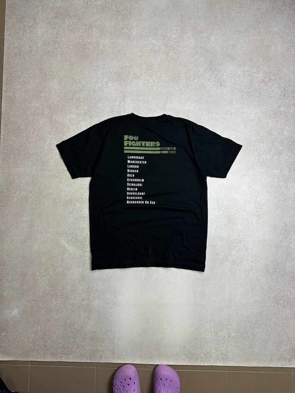 Band Tees Vintage 2007 Foo Fighters European Tour T Shirt Size US L / EU 52-54 / 3 - 6 Thumbnail