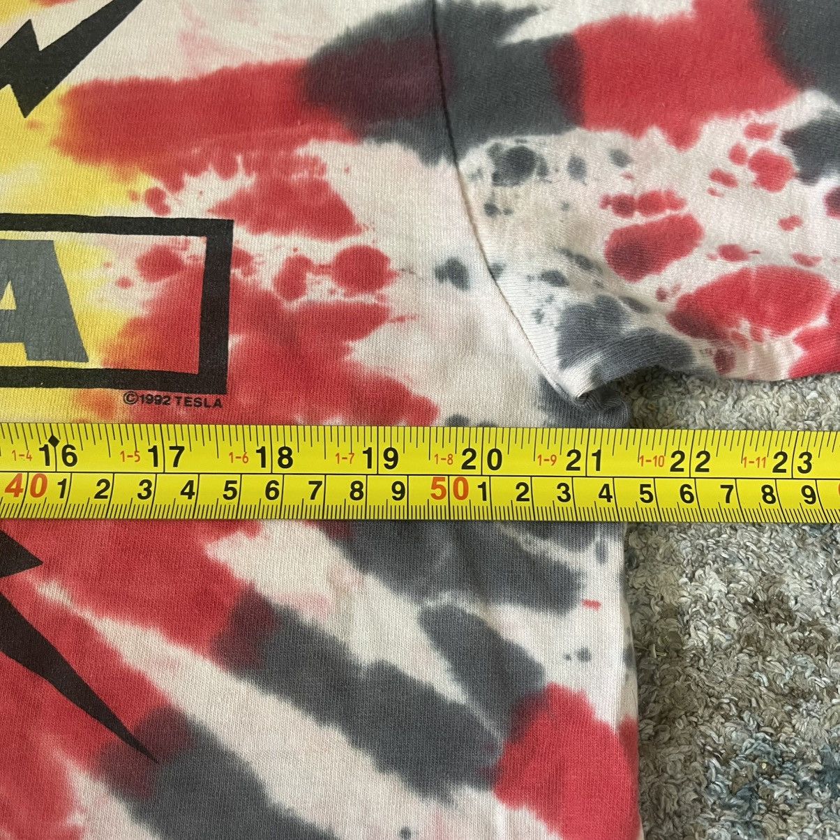 Vintage tesla band tye dye tshirt 1992 vintage Size US M / EU 48-50 / 2 - 9 Thumbnail