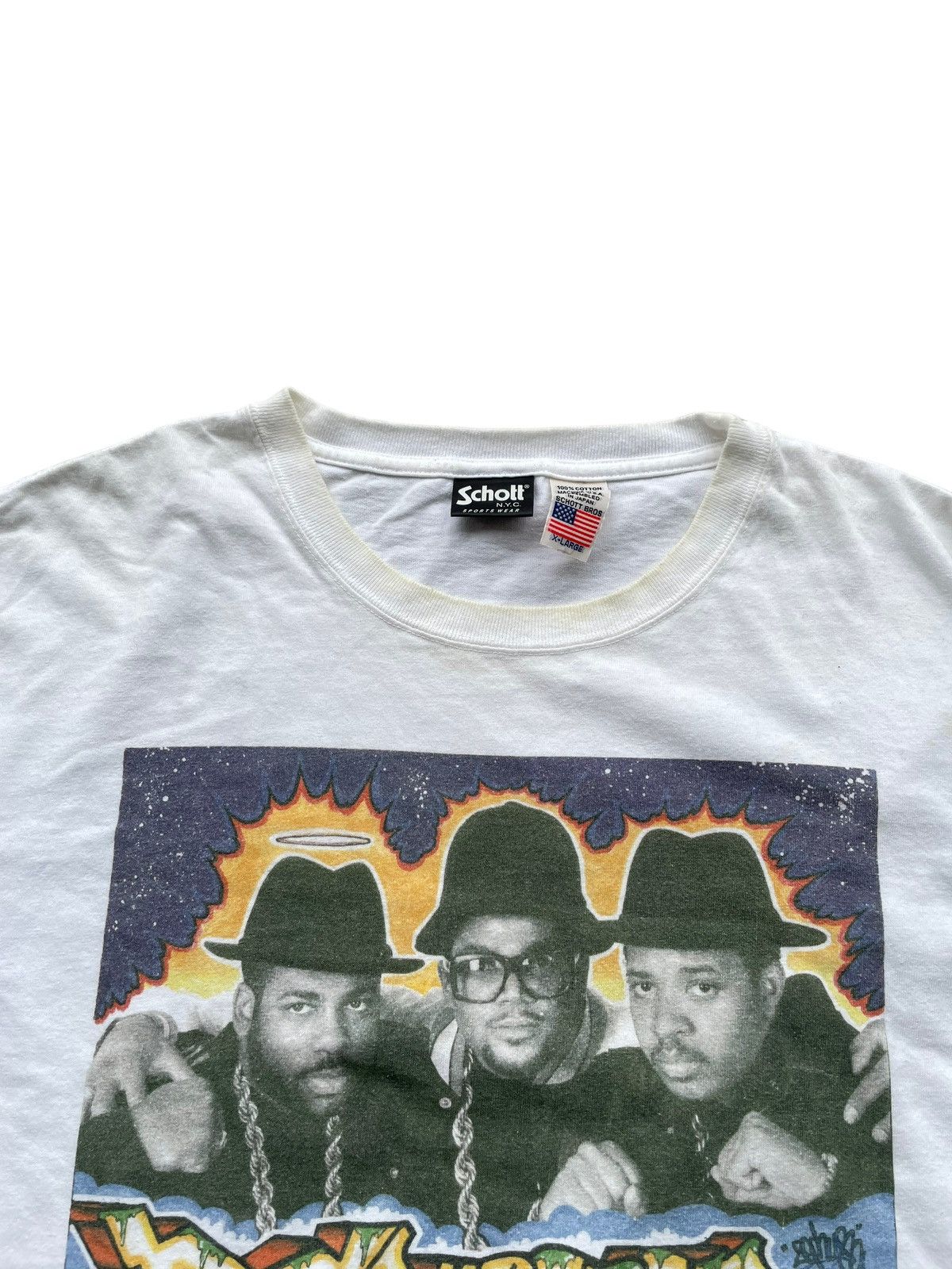 RUN DMC × Zephyr Zephy Run Dmc Long Sleave Tshirt Size US L / EU 52-54 / 3 - 5 Thumbnail
