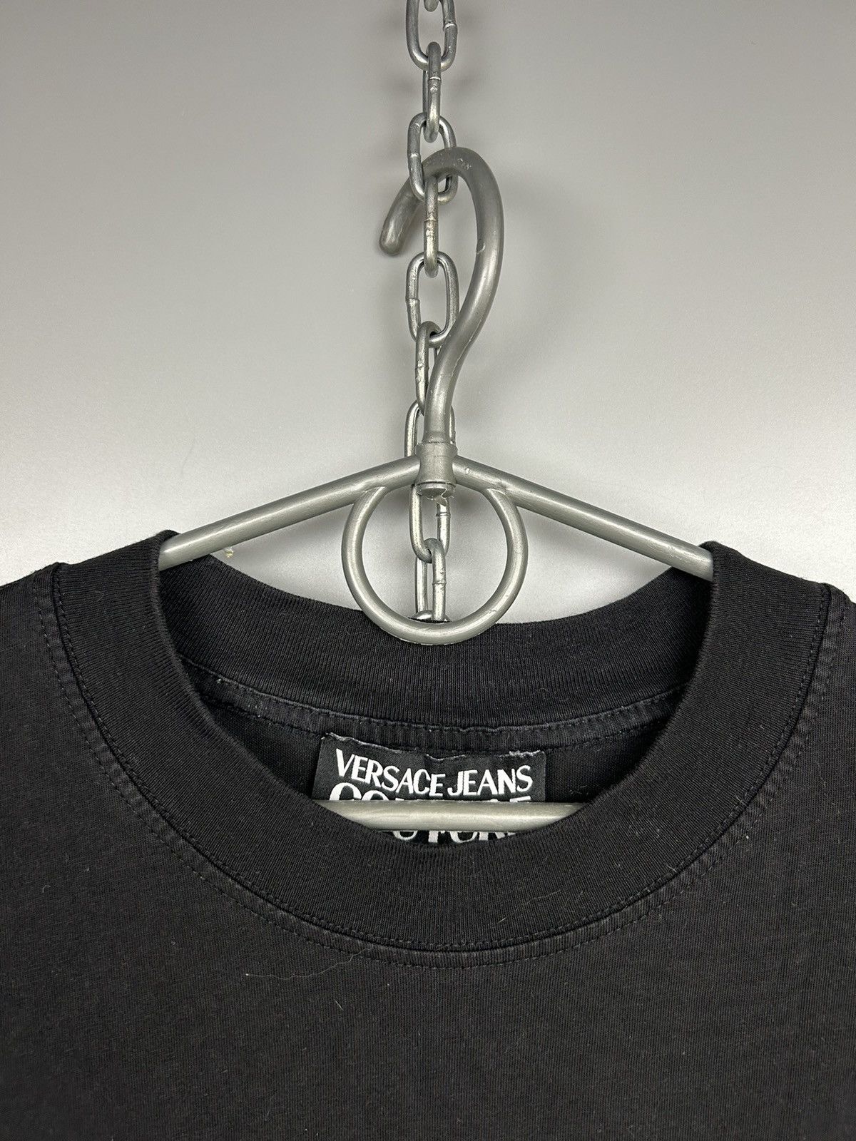 Versace × Versace Jeans Couture Versace Jeans Couture Black T shirt Logo Size US M / EU 48-50 / 2 - 3 Thumbnail