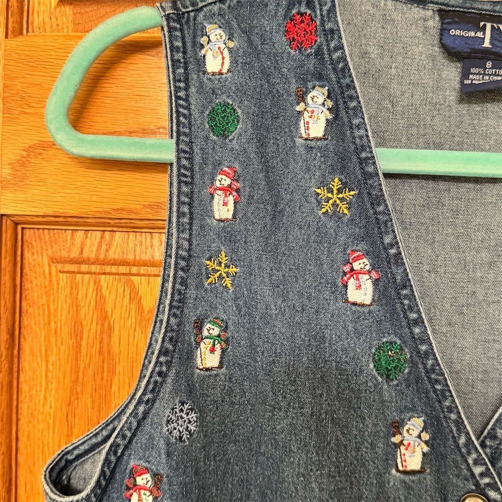 Other Original TY Wear Women's Denim Sleeveless Dress Size 8 Snowm Size M / US 6-8 / IT 42-44 - 4 Thumbnail