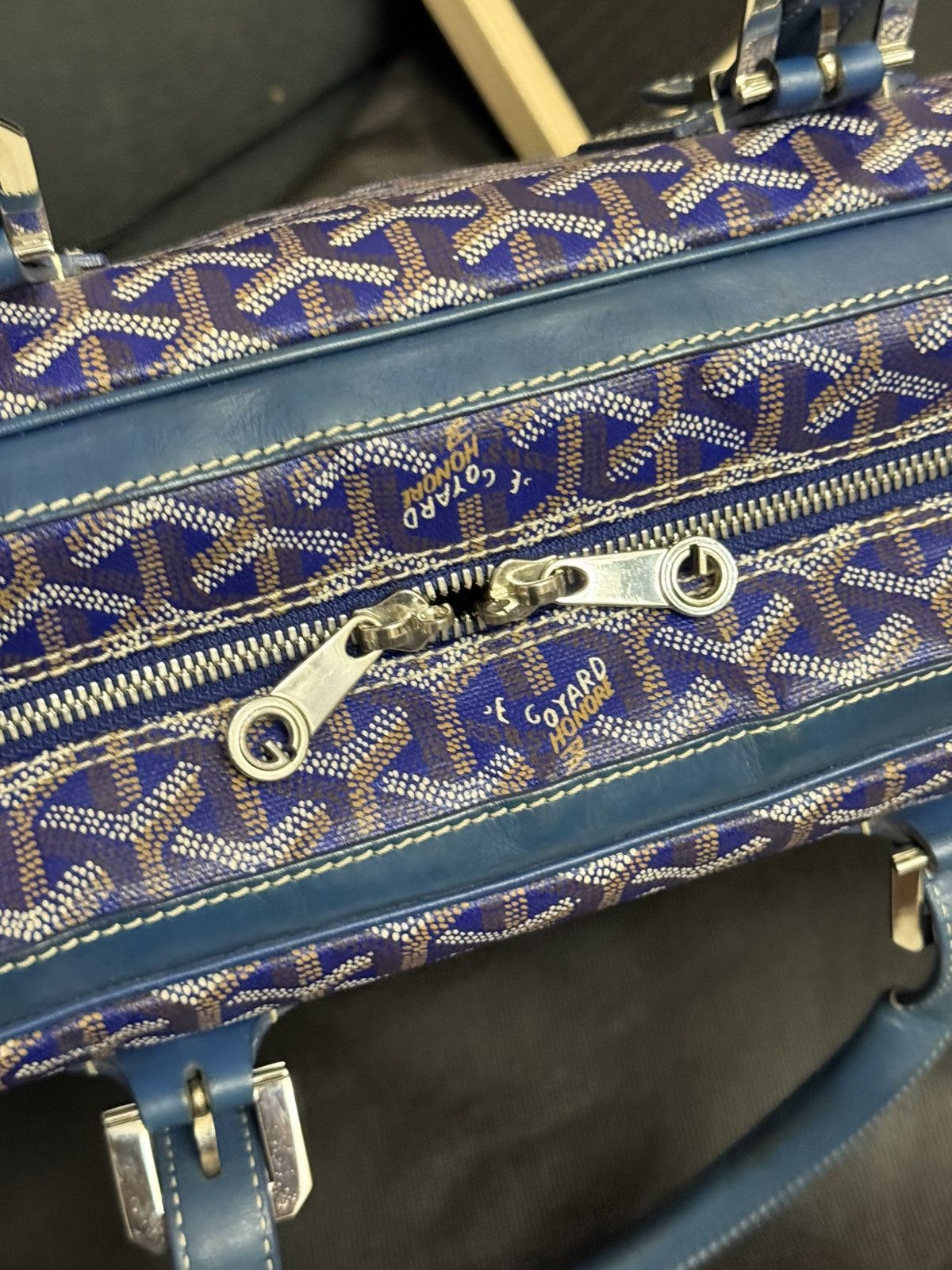 Goyard Goyard Blue Ambassade briefcase Size ONE SIZE - 6 Thumbnail