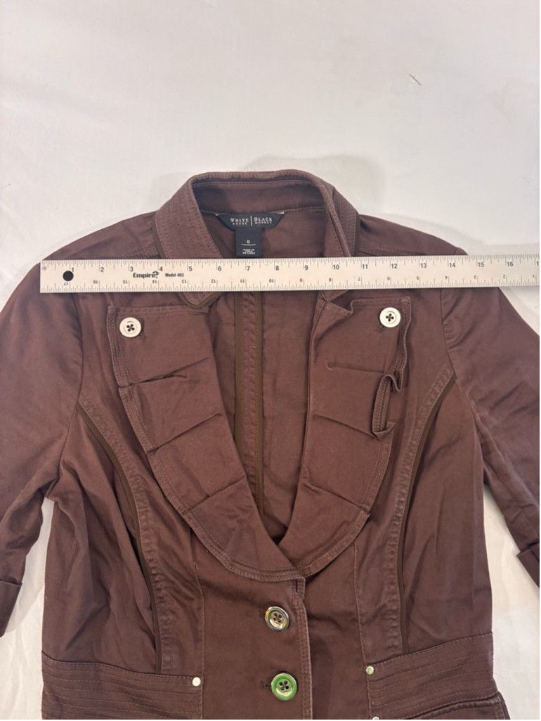 White House Black Market Women's White House Black Market Brown Jacket Size 6 Size M / US 6-8 / IT 42-44 - 2 Thumbnail