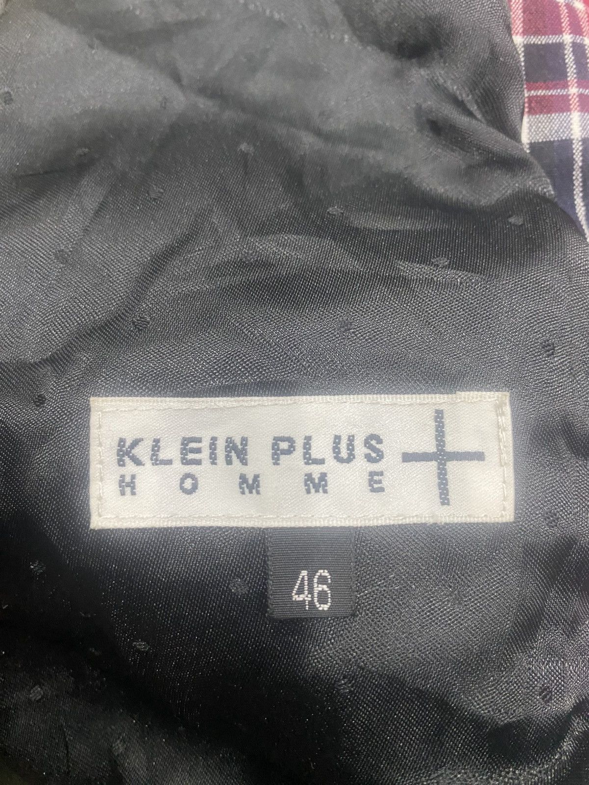 Japanese Brand KLEIN PLUS Homme Checkered Jacket Zipper Size US XXS / EU 40 - 12 Thumbnail