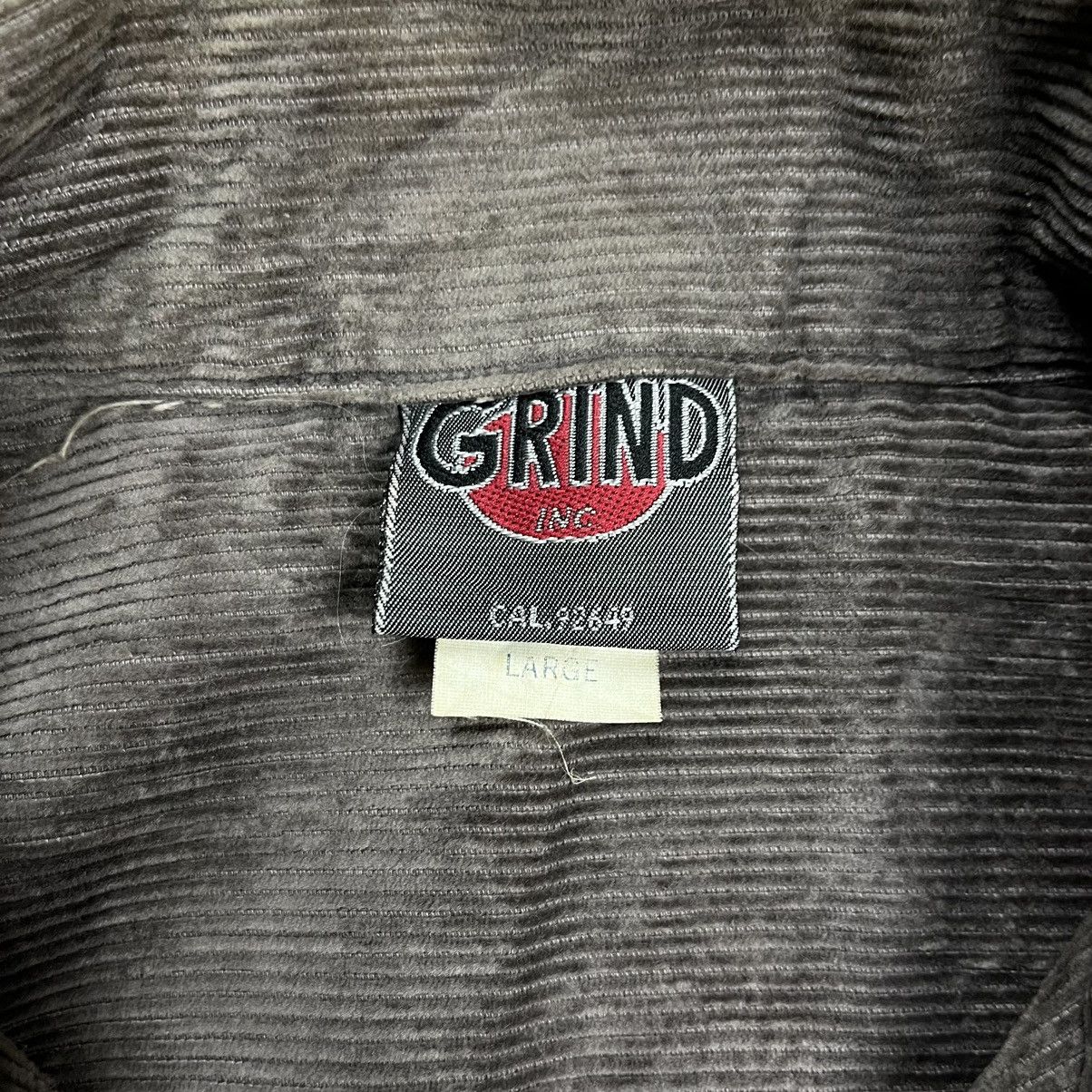 Hook-Ups Y2k Vintage 90s Grind Inc skateboards corduroy shirt Size US L / EU 52-54 / 3 - 8 Thumbnail