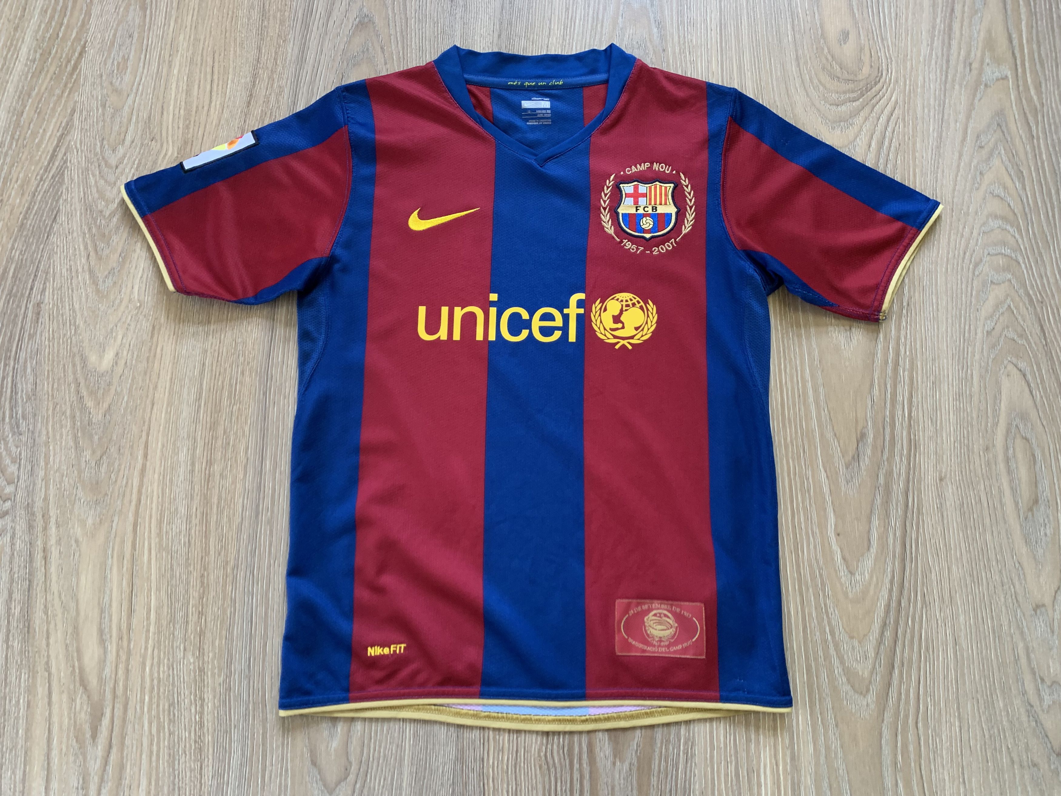 Nike Nike FCB Youth Kids Jersey Size US XXS / EU 40 - 2 Thumbnail