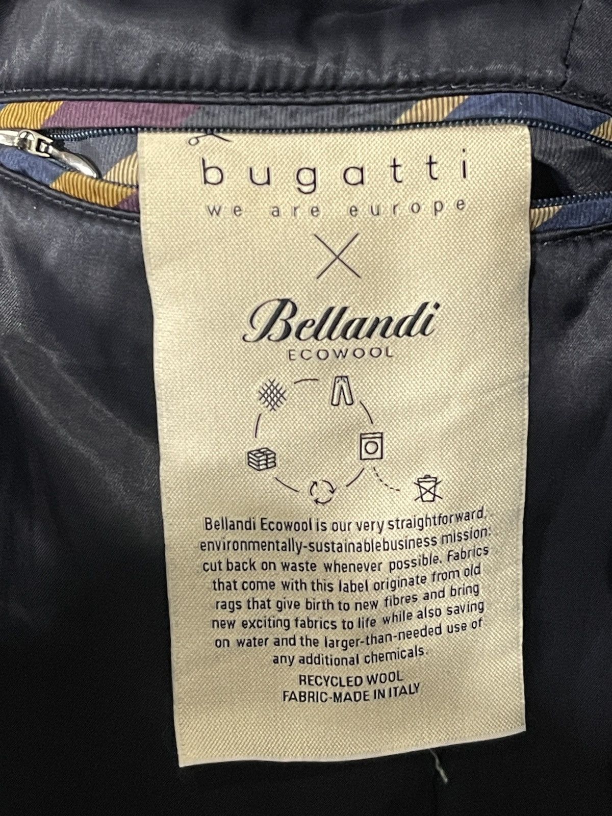 Bugatti Bugatti Men’s Wool Blend Overcoat - Bellandi Ecowool Size M Size US M / EU 48-50 / 2 - 10 Thumbnail