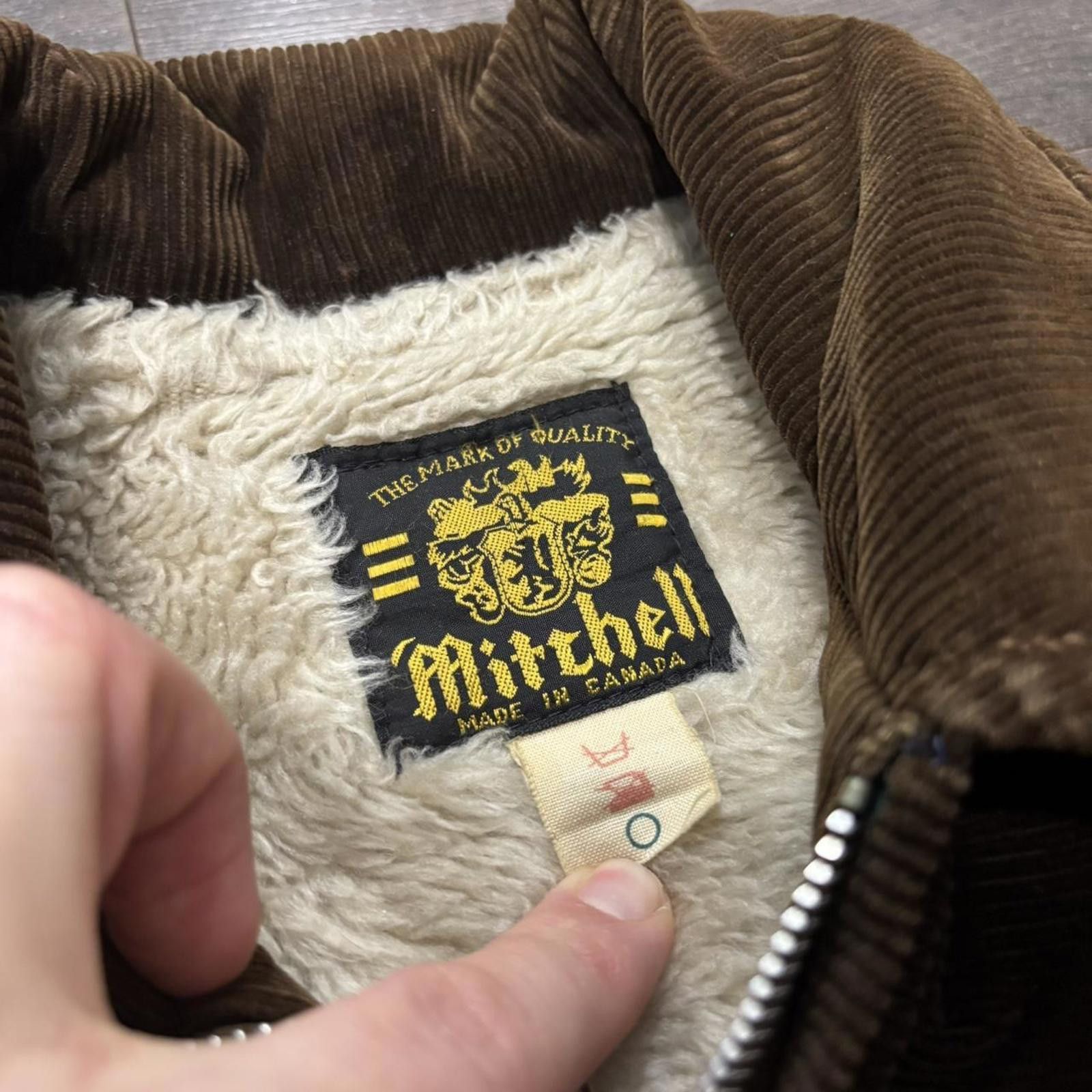 Other Vintage mitchell brown corduroy Sherpa lined jacket 70s L Size US L / EU 52-54 / 3 - 7 Thumbnail