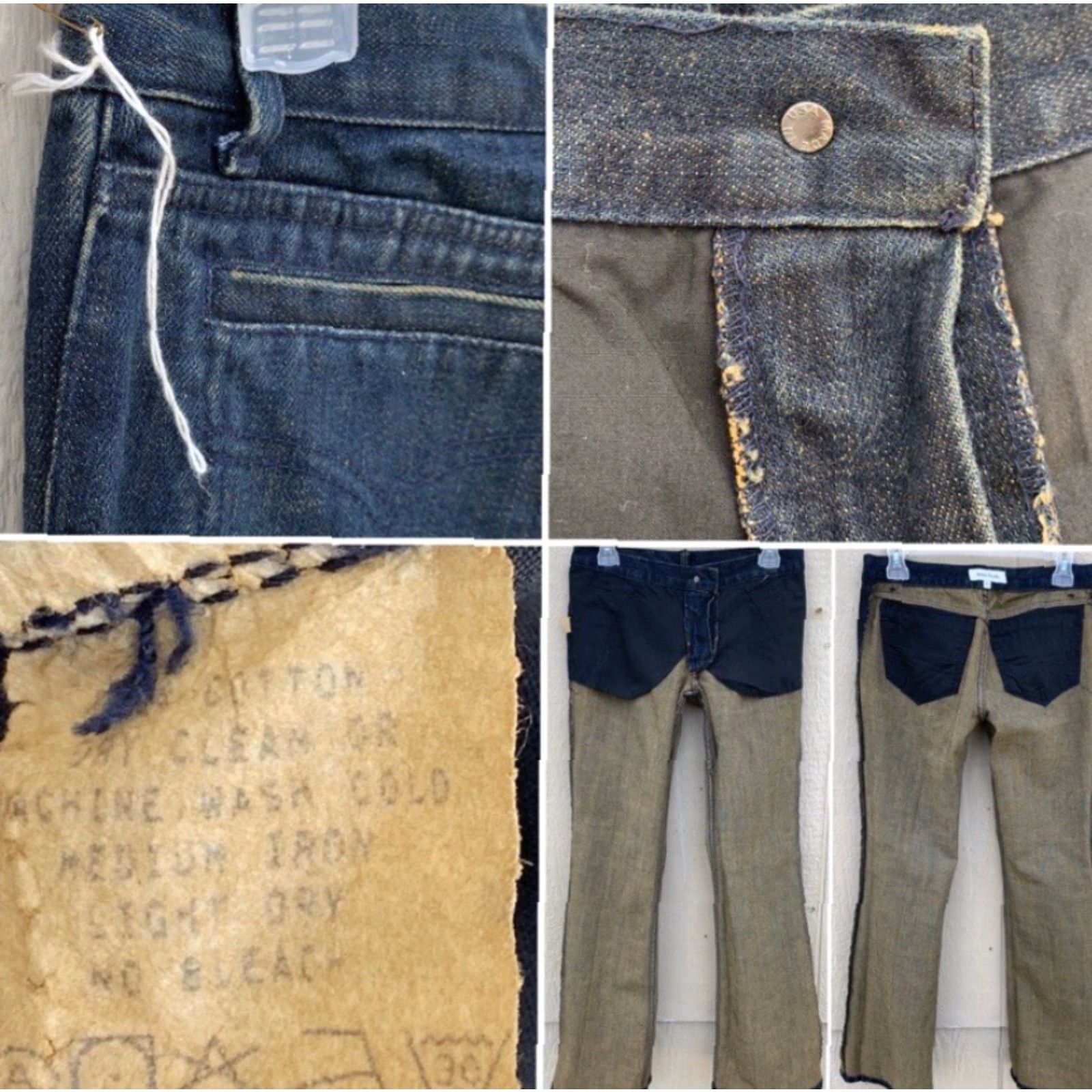 Vintage Habitual New York Jeans flare leg Size 27 NWOT Blue Women's Jeans Flared Zipper Fly NWOT 27 Blue Womens Jeans Size 27" / US 4 / IT 40 - 5 Thumbnail