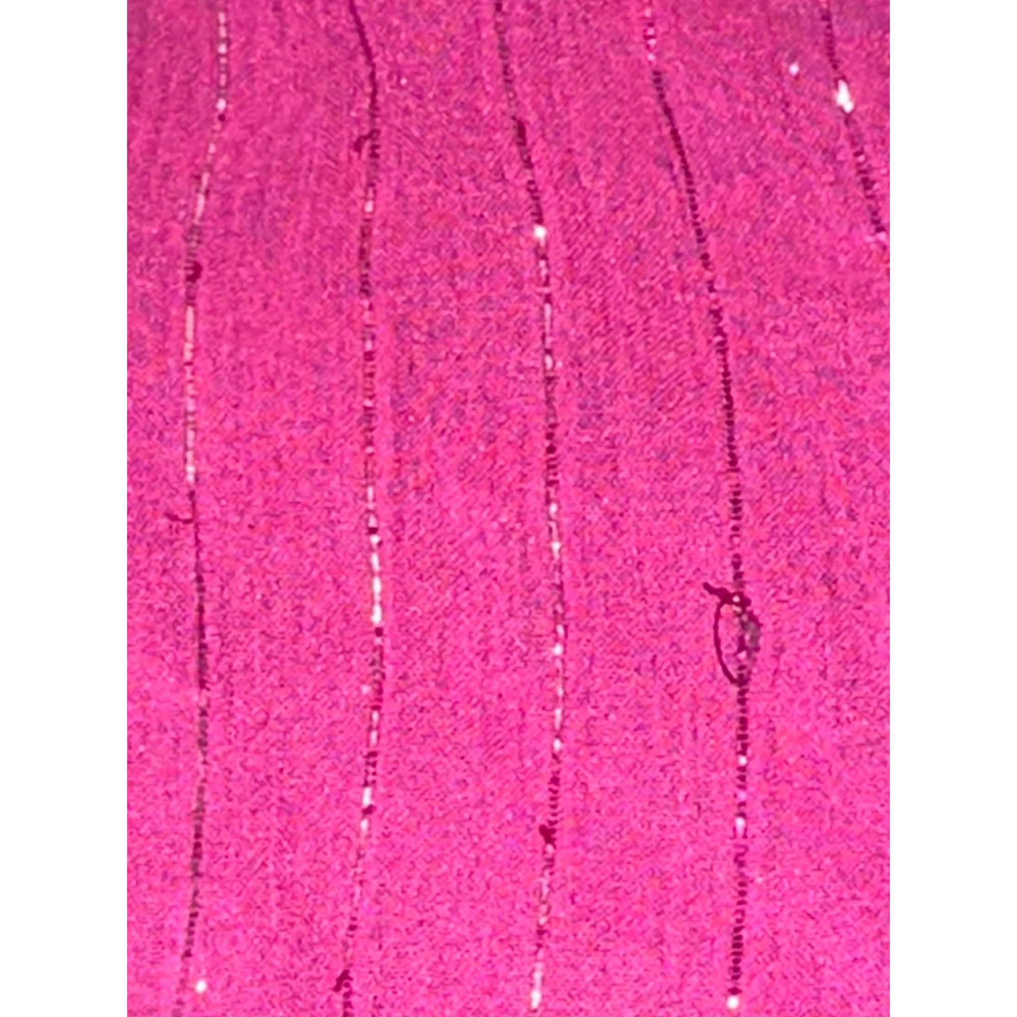 Sears Simply Styled by Sears Sheer XL Fuschia Pink Long Sleeve Blo Size XL / US 12-14 / IT 48-50 - 9 Thumbnail