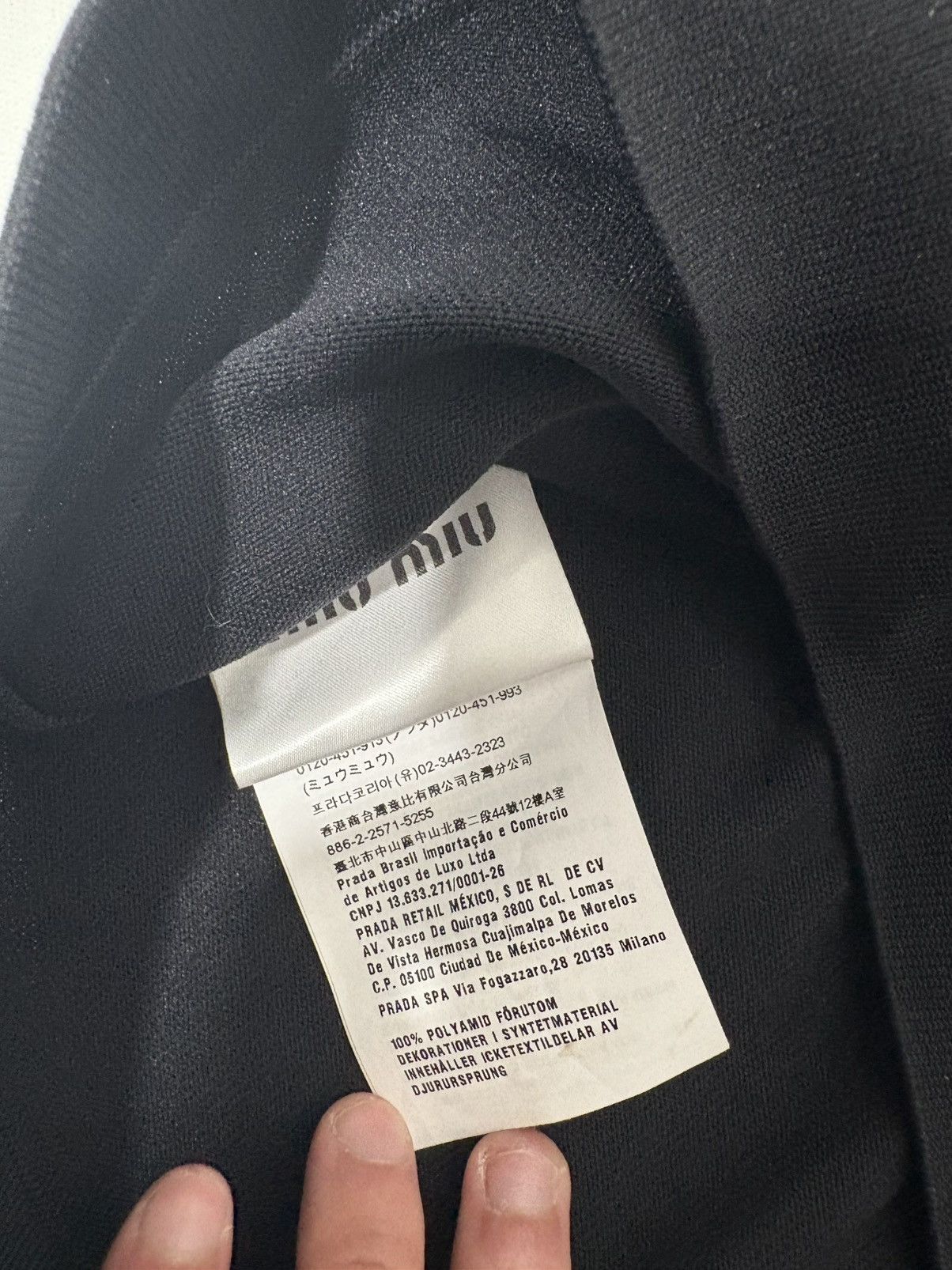 Miu Miu Miu miu rubber logo polo size 40 Size S / US 4 / IT 40 - 3 Thumbnail