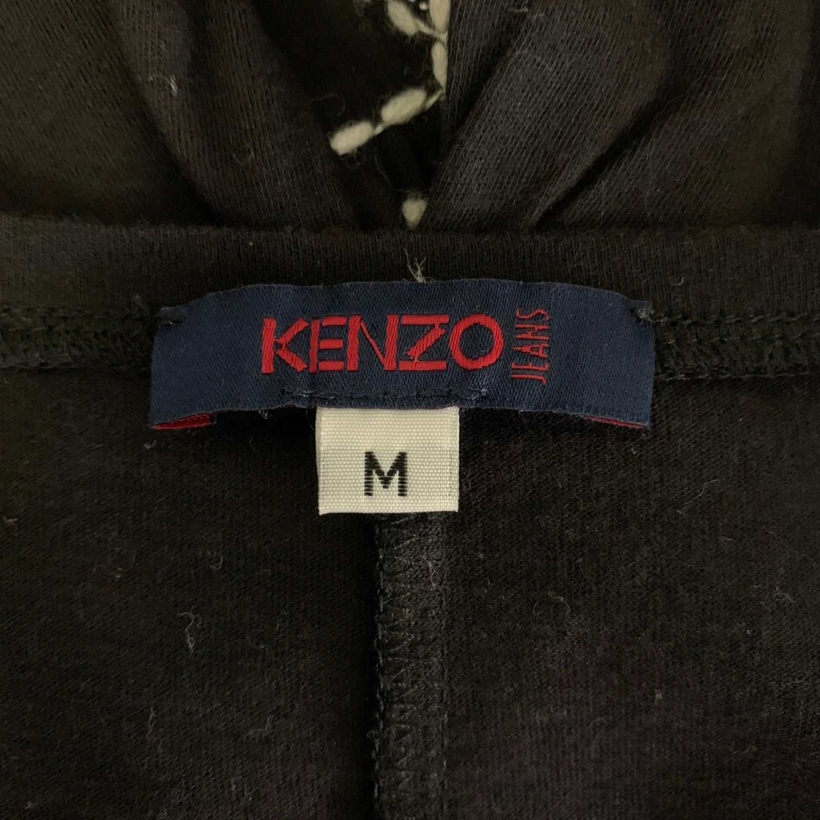 Kenzo KENZO Size M Black White Cotton Embroidered T Shirt Size M / US 6-8 / IT 42-44 - 5 Thumbnail