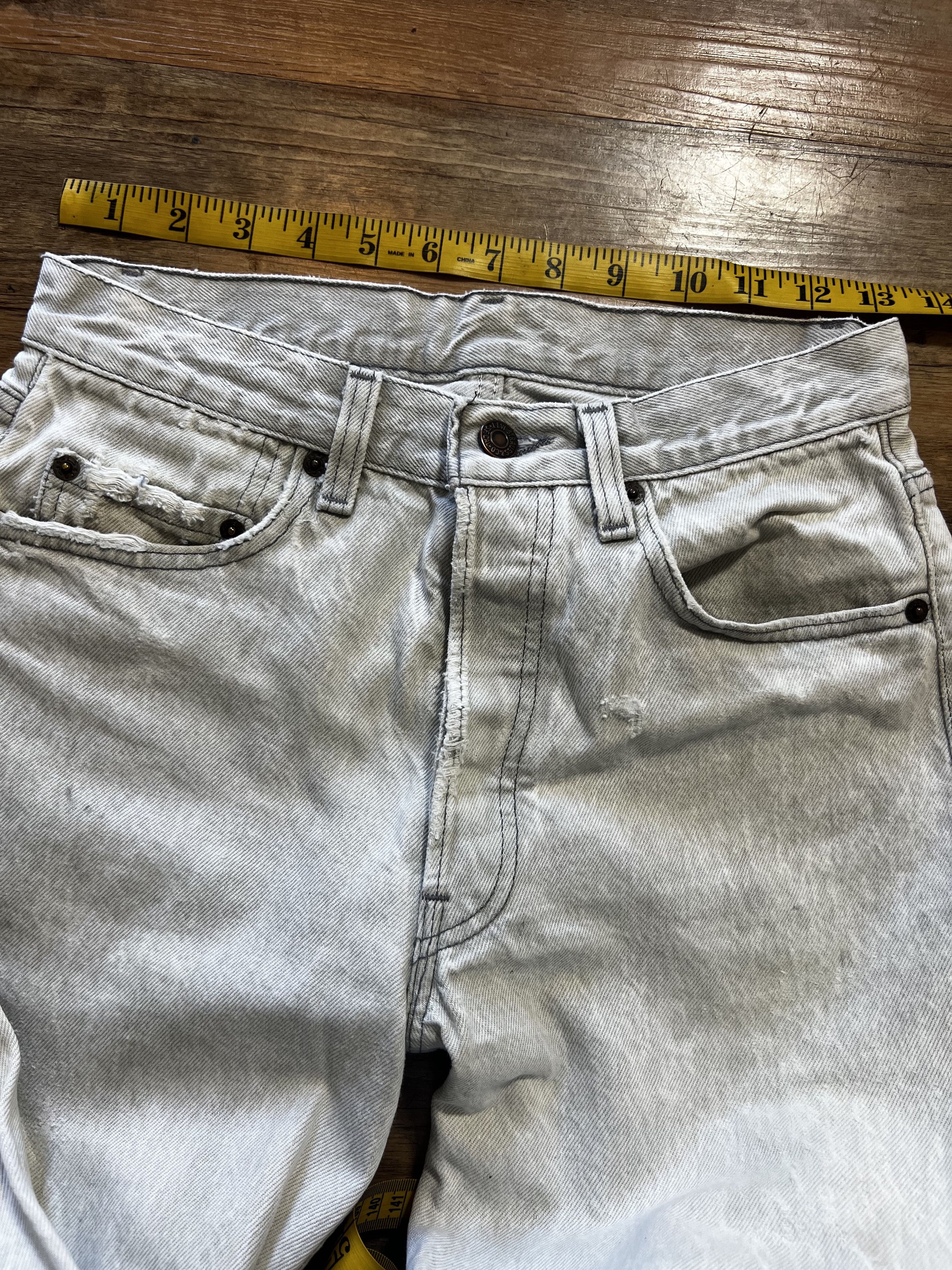 Levi's × Levi's Vintage Clothing × Vintage Vintage 501 Levi's grey Denim Jean Pants Size US 27 - 9 Thumbnail