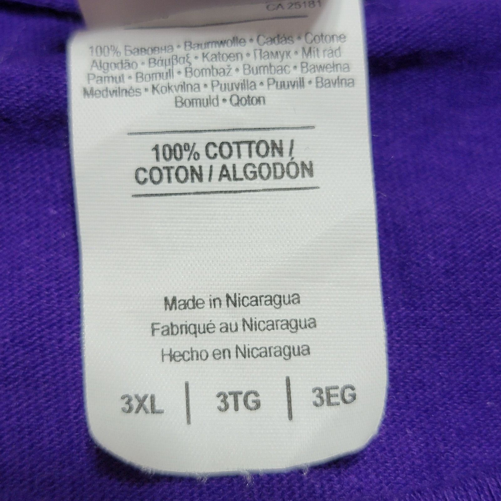 Gildan Purple Mardi Gras Unisex Tee (Gildan) - Size 3XL Size US XXL / EU 58 / 5 - 4 Thumbnail