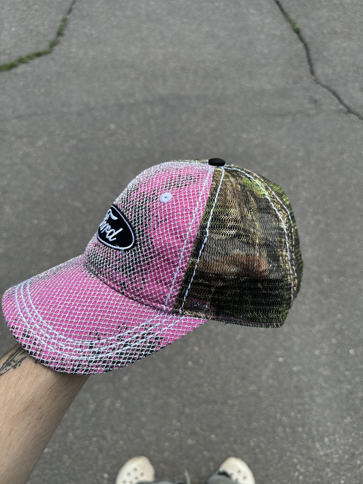 Ford × Vintage vintage 90s camo cap ford rare y2k streetwear Size ONE SIZE - 2 Thumbnail