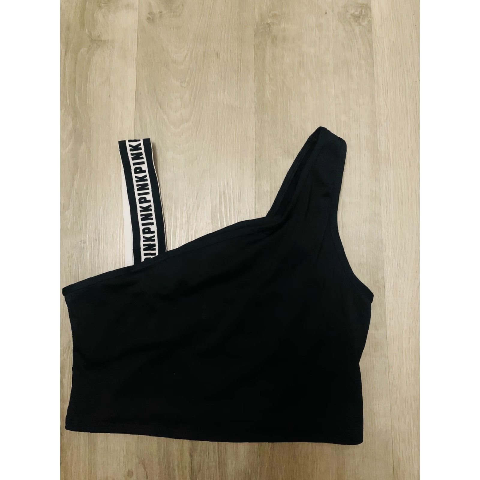 Victoria's Secret Victoria's Secret ULTIMATE Unlined Black Off Shoulder w/ Strap Sports Bra Medium Women Sports Bra Unlined Black Strap Victoria Sport M Regular Size ONE SIZE - 2 Thumbnail