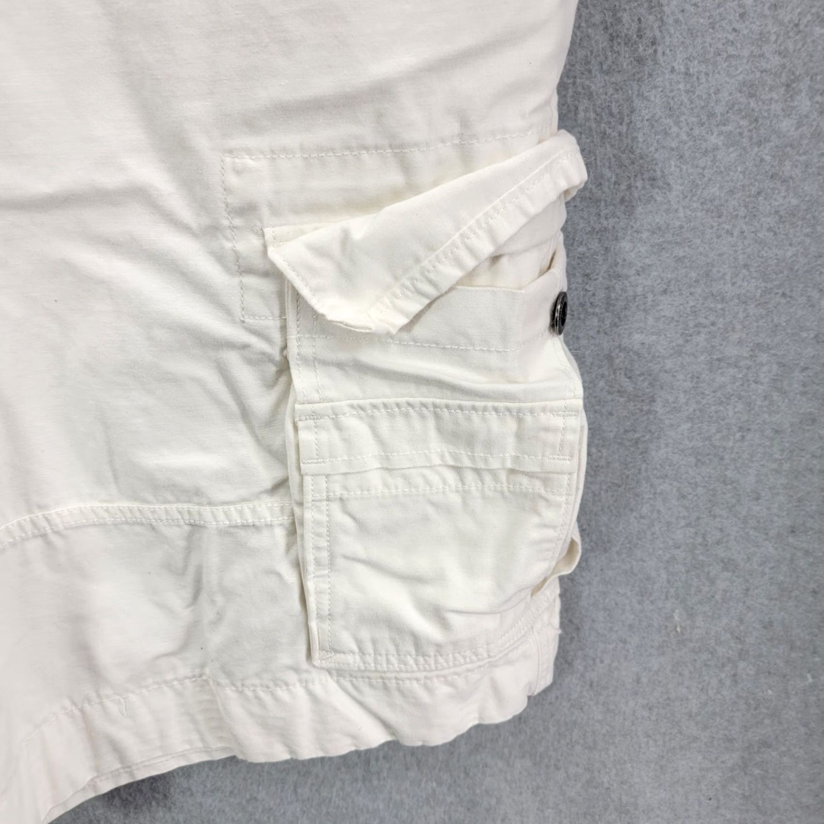 Levi's Levi's Shorts Mens 42 Carrier Cargo baggy White Cotton Y2K Size US 42 / EU 58 - 2 Thumbnail