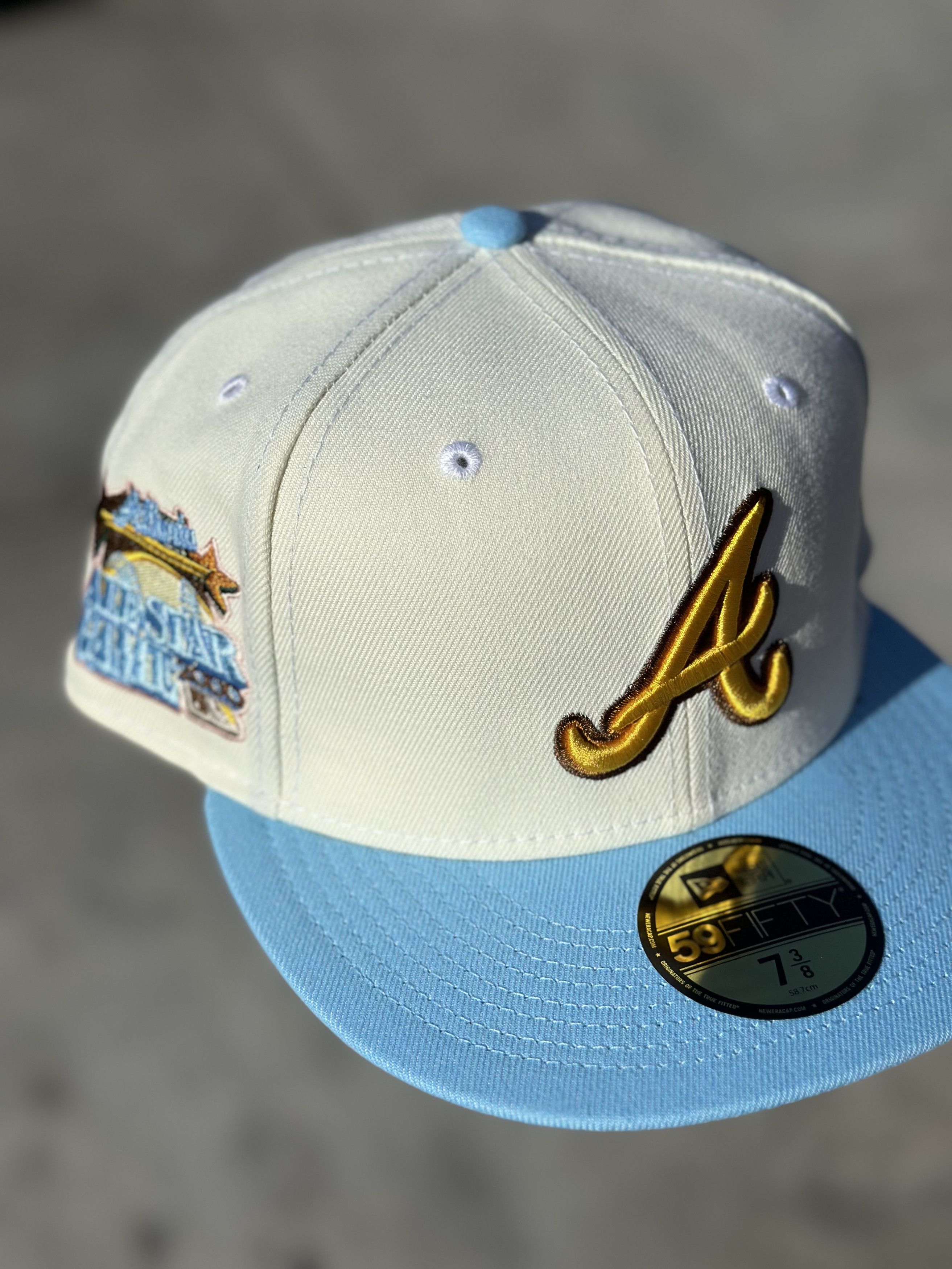 Hat Club 7 3/8 Atlanta Braves 2000 All Star Game Patch Size ONE SIZE - 1 Thumbnail
