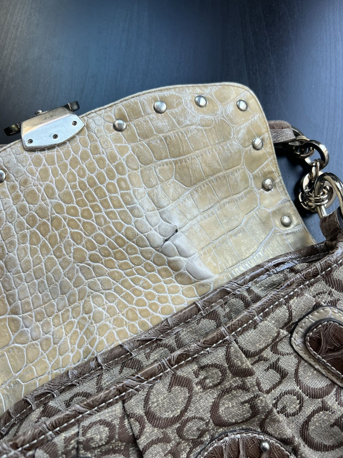 Guess Vintage y2k monogram guess shoulder bag Size ONE SIZE - 5 Thumbnail