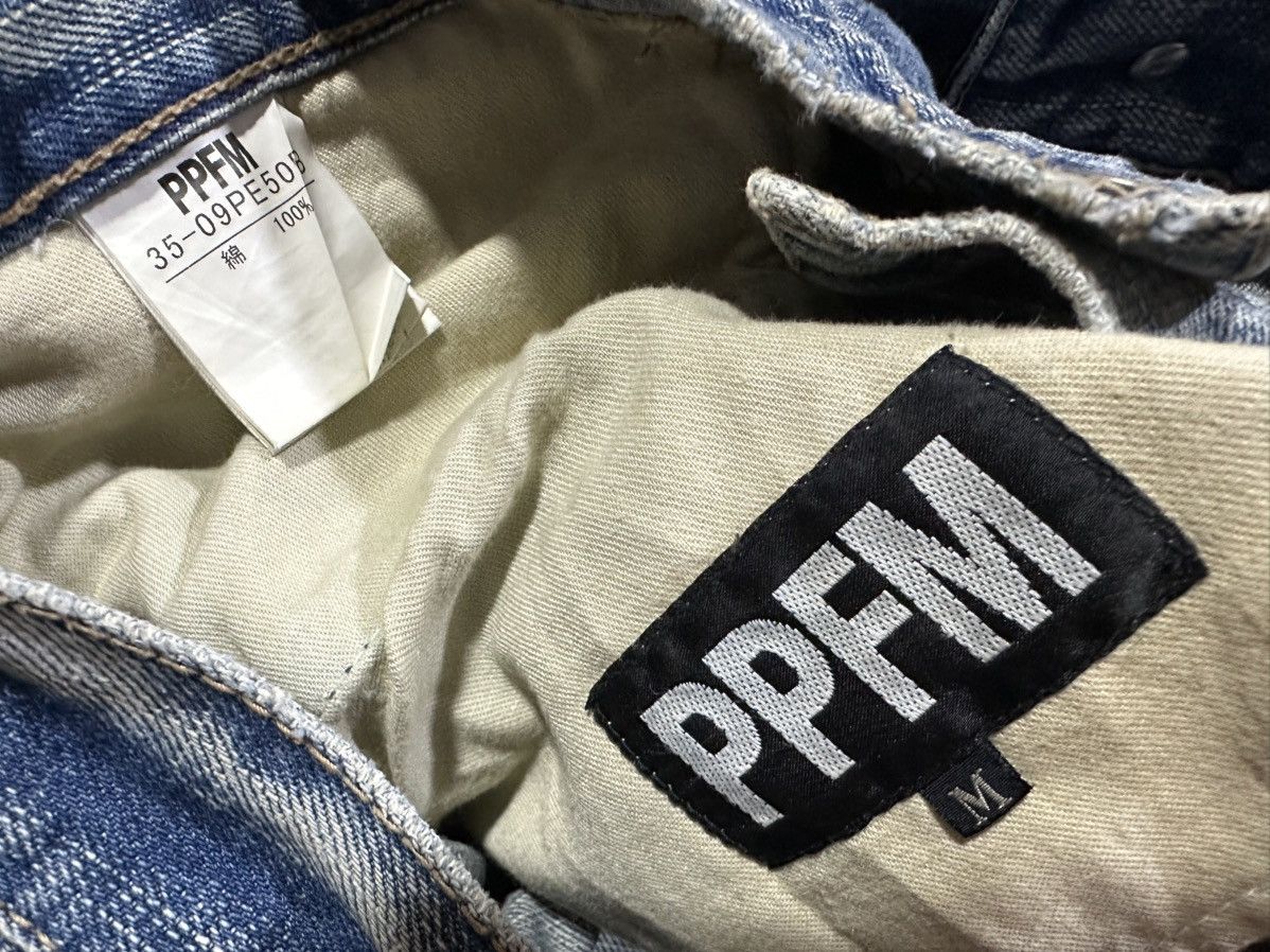 Japanese Brand × Le Grande Bleu (L.G.B.) × Tornado Mart 🔥Sick Y2K PPFM Distressed Boro Patchwork Double Waist Denim Size US 34 / EU 50 - 17 Thumbnail