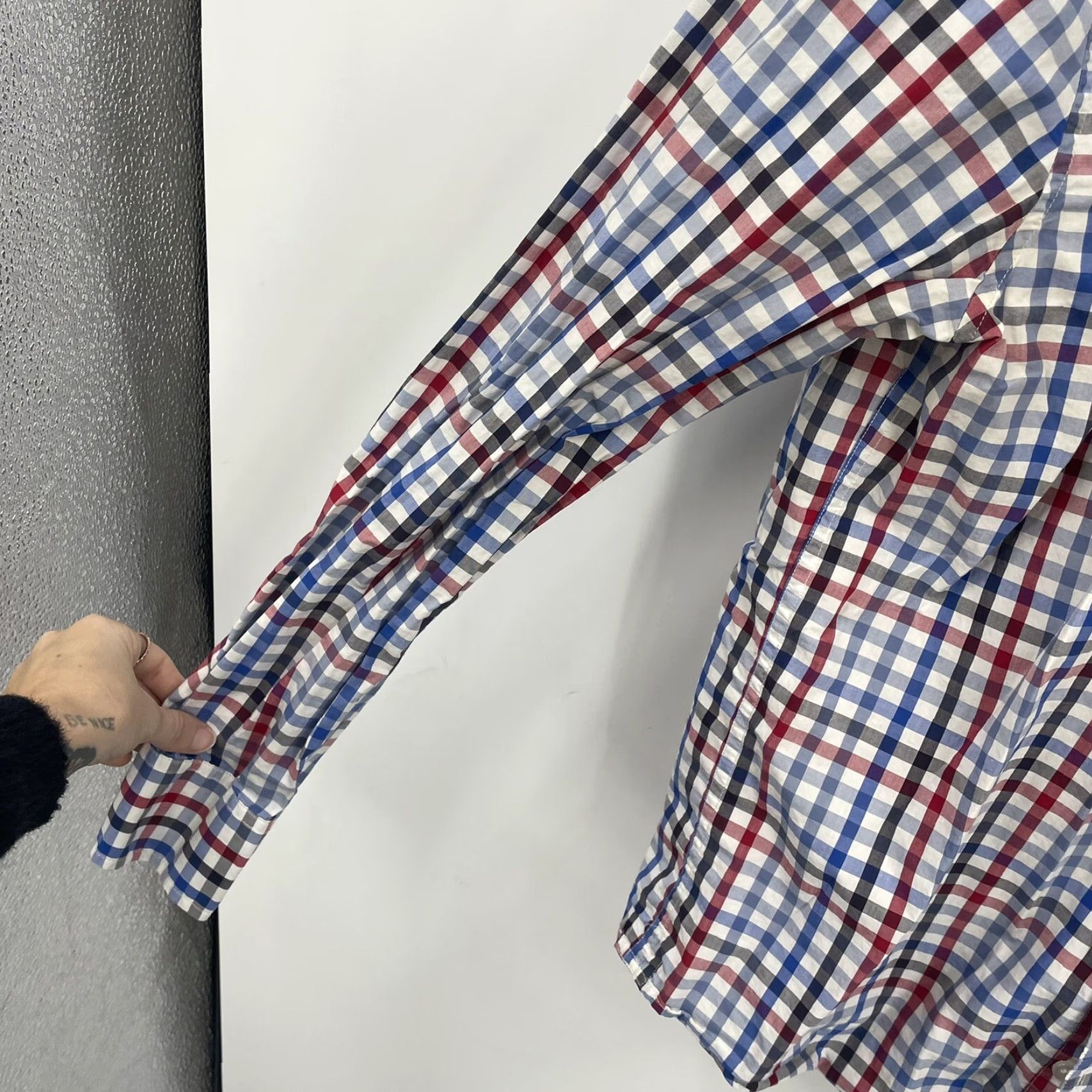 Flag & Anthem Flag & Anthem Button Down Shirt Mens Medium Checkered Western Cowboy Size US M / EU 48-50 / 2 - 3 Thumbnail