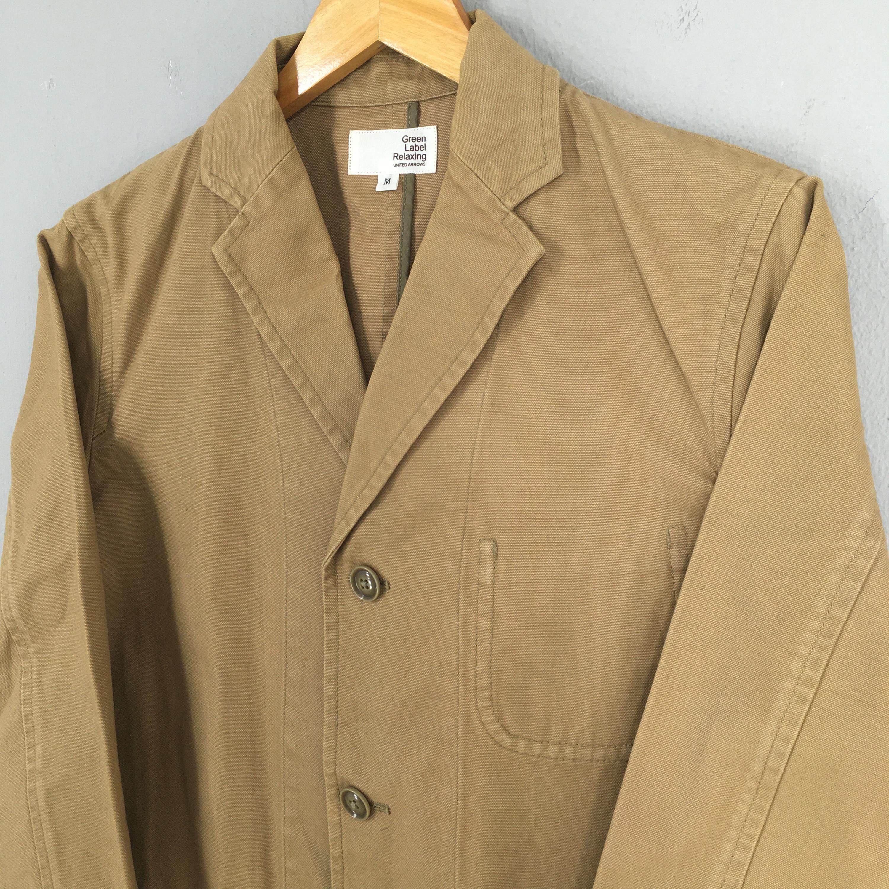 United Arrows 1990s United Arrows Denim Workers Button Brown Jacket Medium Size US M / EU 48-50 / 2 - 3 Thumbnail
