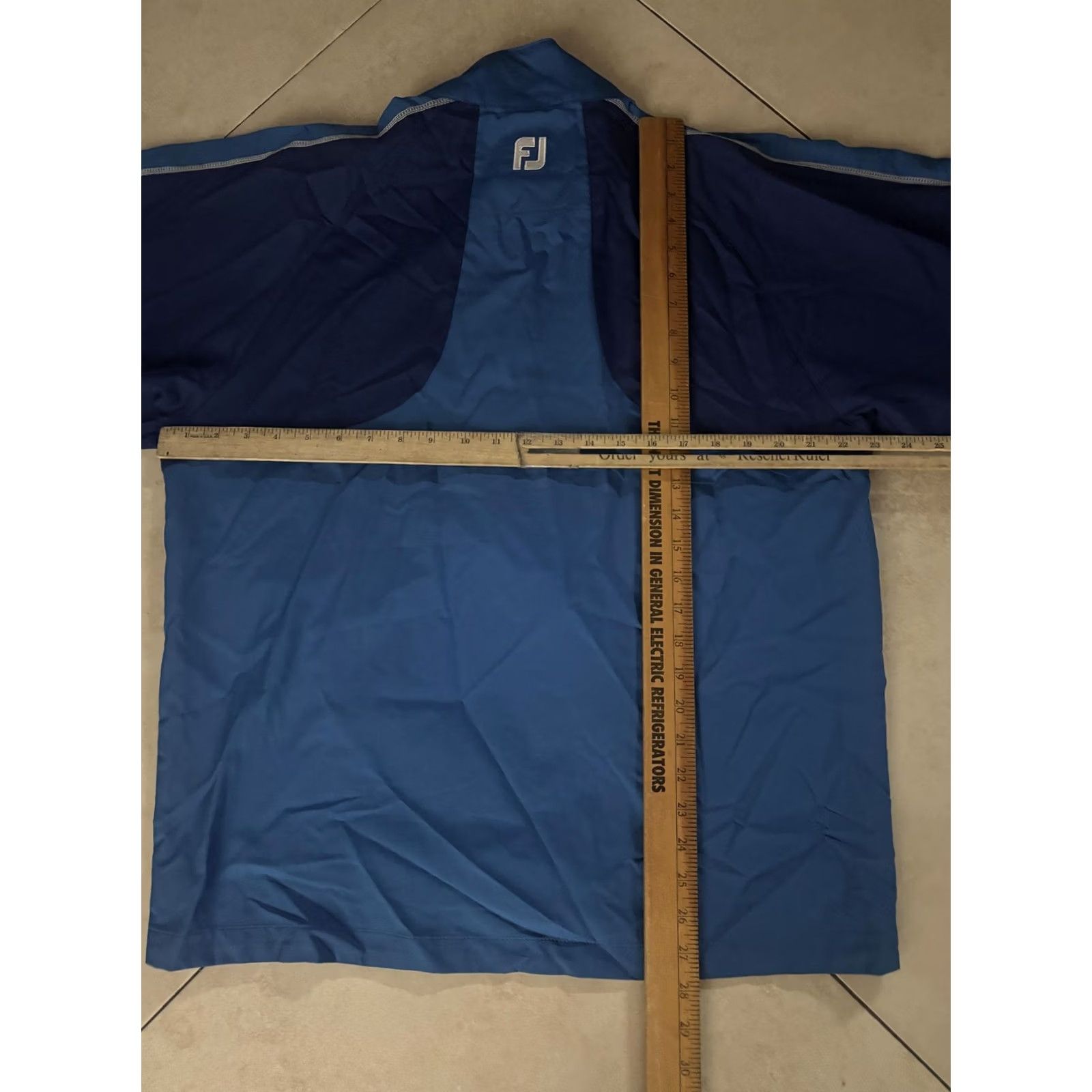 Footjoy FootJoy Jacket Mens M Blue Colorblock Windbreaker Half Zip Golf Pullover Lightweight Pockets Zip Front 1/2 Zip Casual Activewear Size US M / EU 48-50 / 2 - 6 Thumbnail