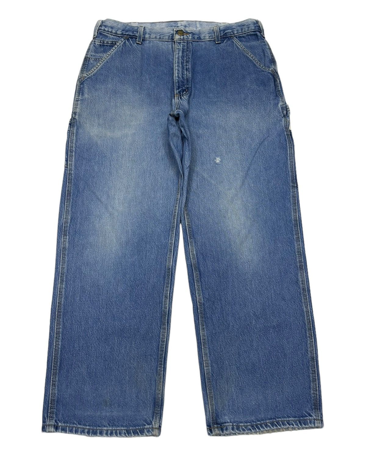 Carhartt VINTAGE CARHARTT BAGGY CARPENTER JEANS Size US 36 / EU 52 - 2 Thumbnail