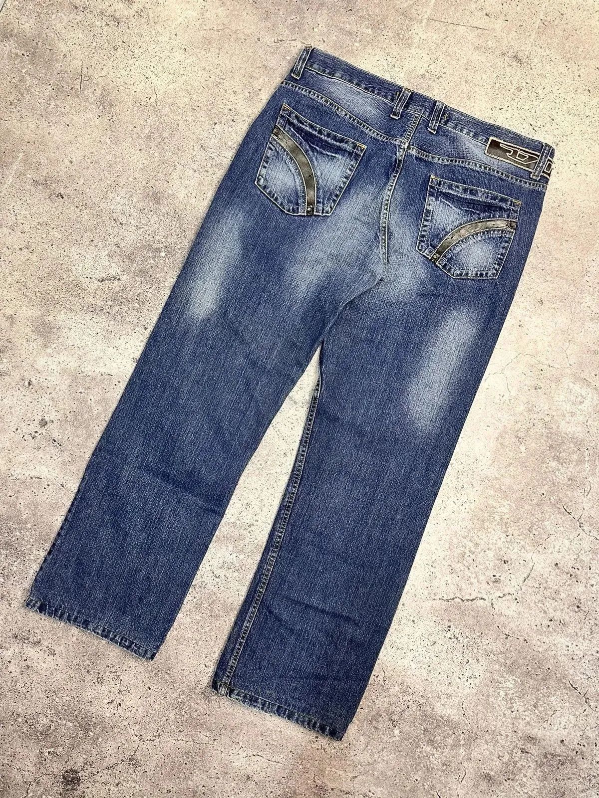 14th Addiction Vintage Diesel Bontage Denim Cargo Pants Avantgarde Luxury Size US 36 / EU 52 - 10 Thumbnail