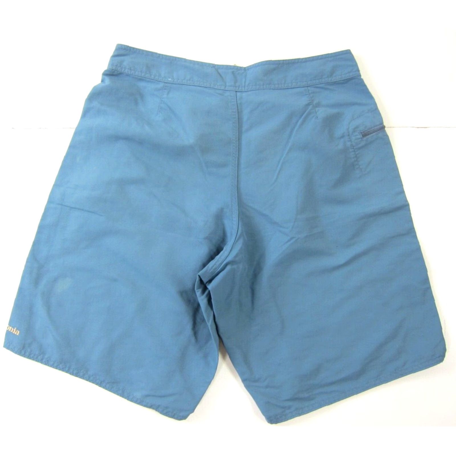 Patagonia VINTAGE Patagonia Board Shorts Men 31 100% Nylon Blue Beach Swim Surf 44" hip 10.5" inseam Size US 31 - 6 Thumbnail